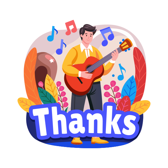 Playing Guitar illustration