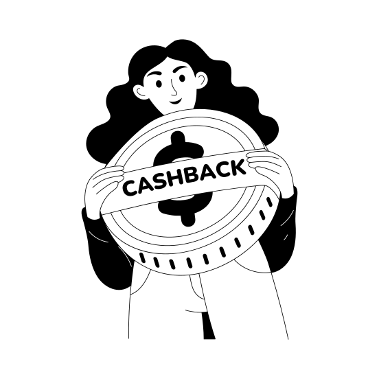 Cashback. illustration