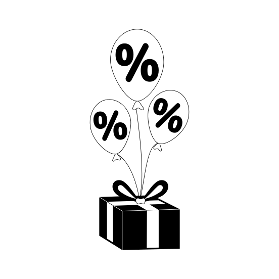 Discount Gift illustration