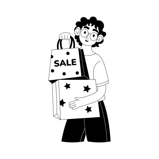 Shopping Offer. illustration
