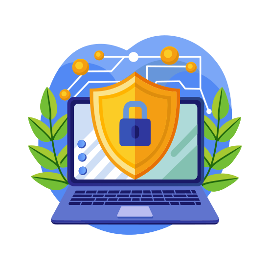 Cybersecurity illustration
