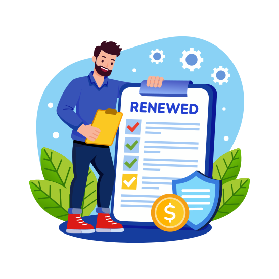 Policy Renewal illustration