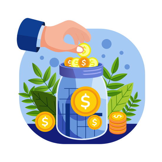 Savings illustration