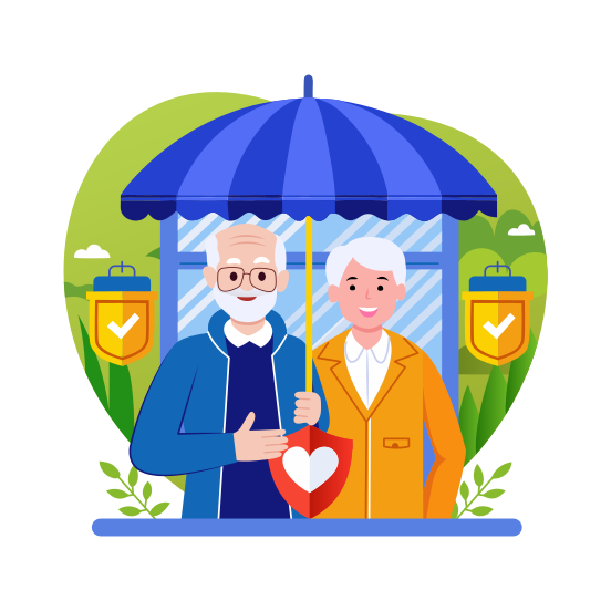 Senior Coverage illustration