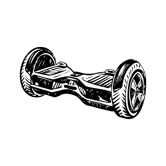 Hoverboard illustration