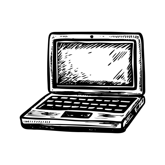 Laptop illustration