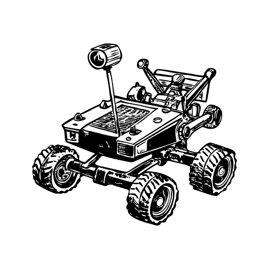 Mars Rover illustration