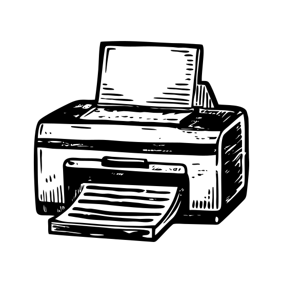 Printer illustration