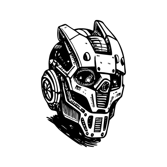 Robot Head illustration