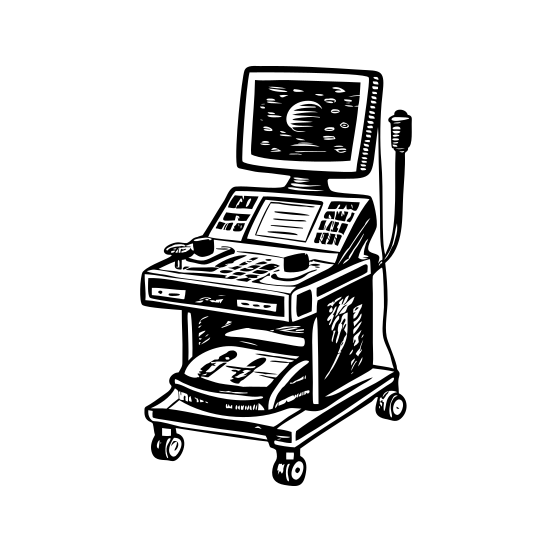 Ultrasound Machine illustration