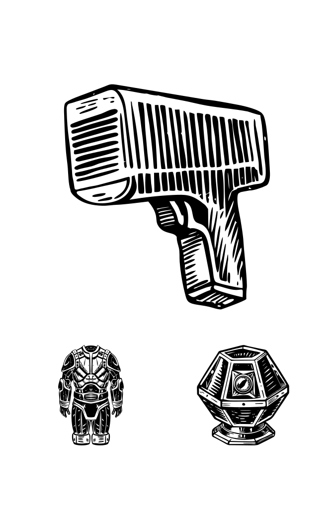 Vintage Technology Illustration Set Large Set Preview