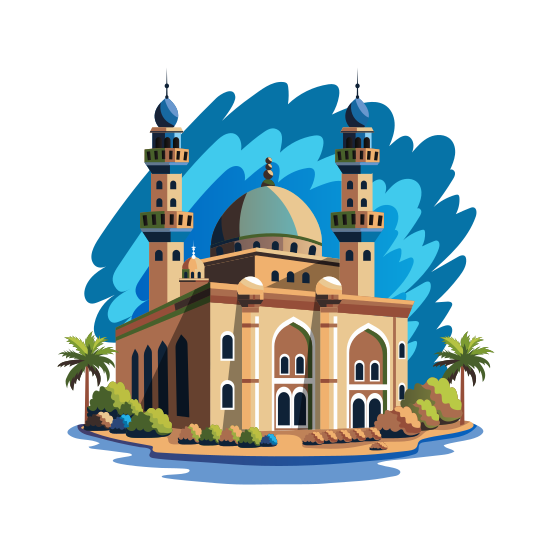 Ancient Masjid illustration