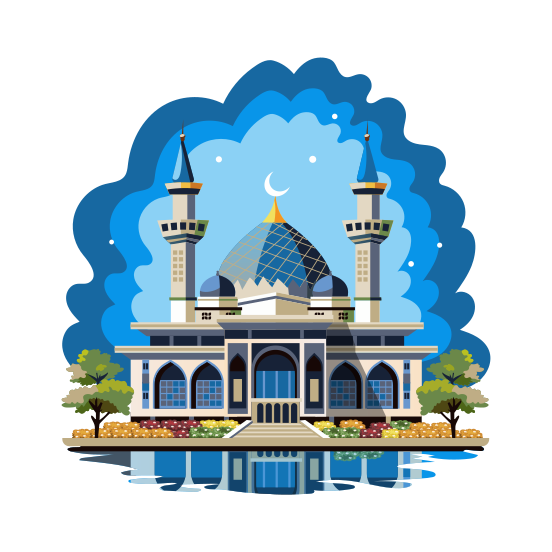 Ancient Mosque illustration