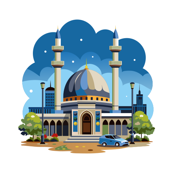Community Mosque illustration