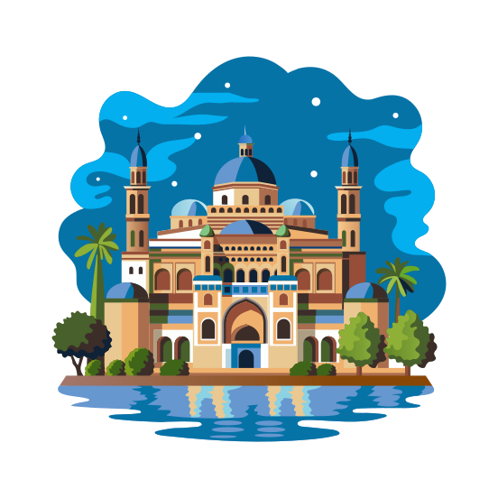 Cultural Mosque illustration