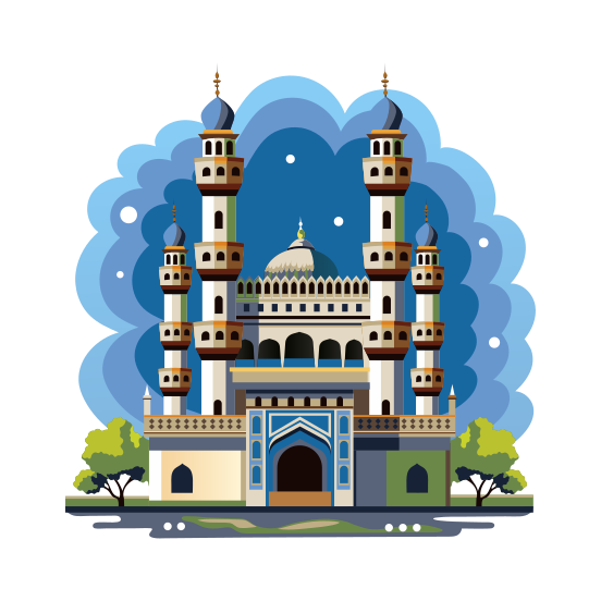 Divine Mosque illustration