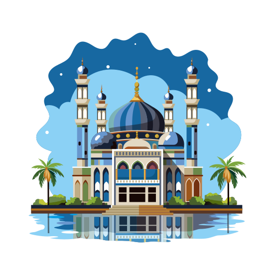 Eastern Mosque illustration