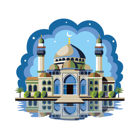 Elegant Mosque illustration