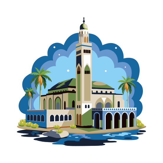 Hassan Mosque illustration