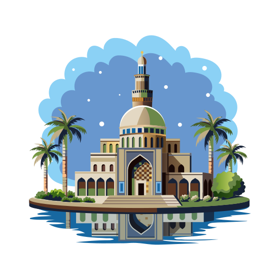 Historic Mosque illustration