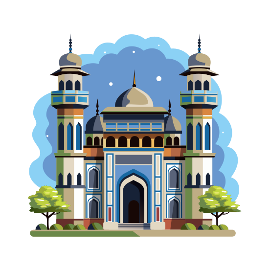 Islamic Building illustration