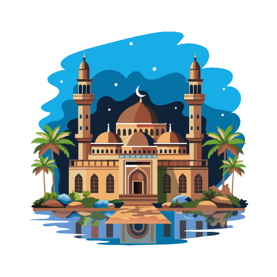 Islamic Masjid illustration