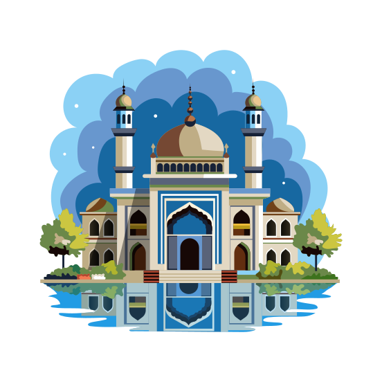 Islamic Sanctuary illustration