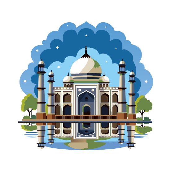 Mosque Building illustration