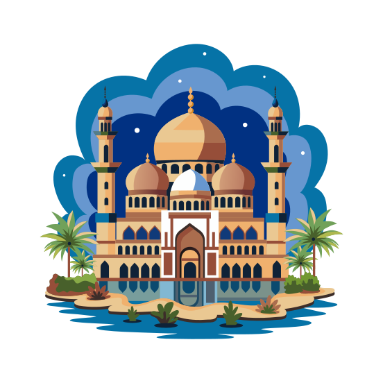 Muslim Architecture illustration