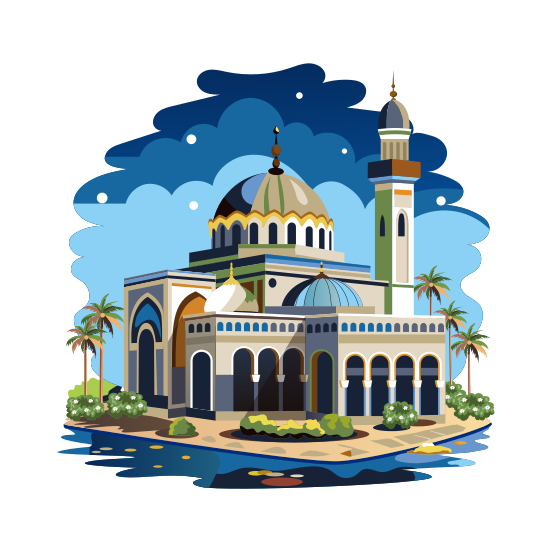 Muslim Mosque illustration