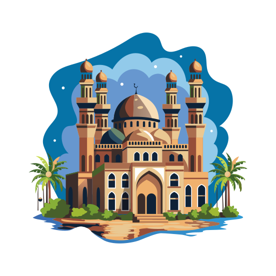 Muslim Sanctuary illustration
