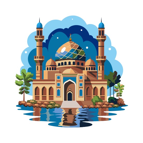 Prayer Mosque illustration