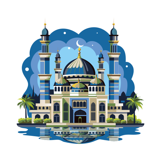 Sharjah Mosque illustration