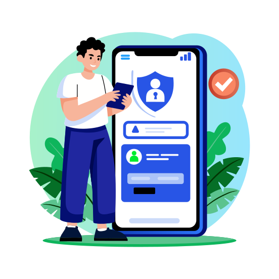 Cybersecurity illustration