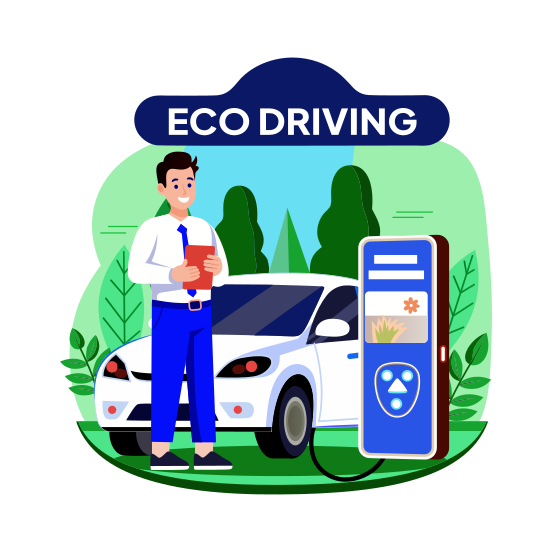 Eco Driving illustration