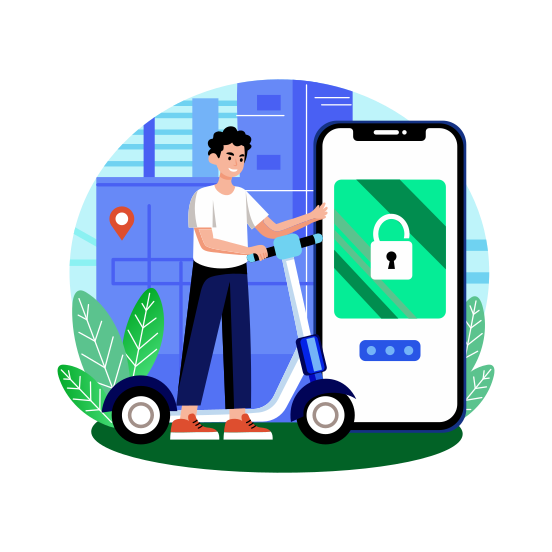 Electric Bike illustration