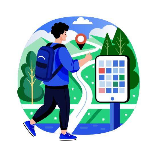 Navigation illustration