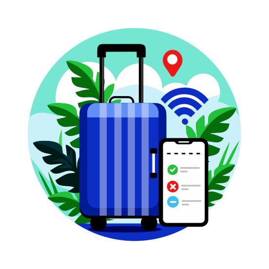 Navigation App illustration