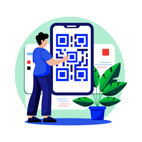 Qr Scan illustration