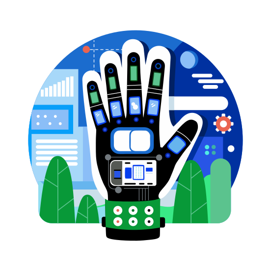 Smart Glove illustration