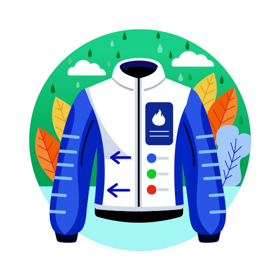 Smart Jacket illustration