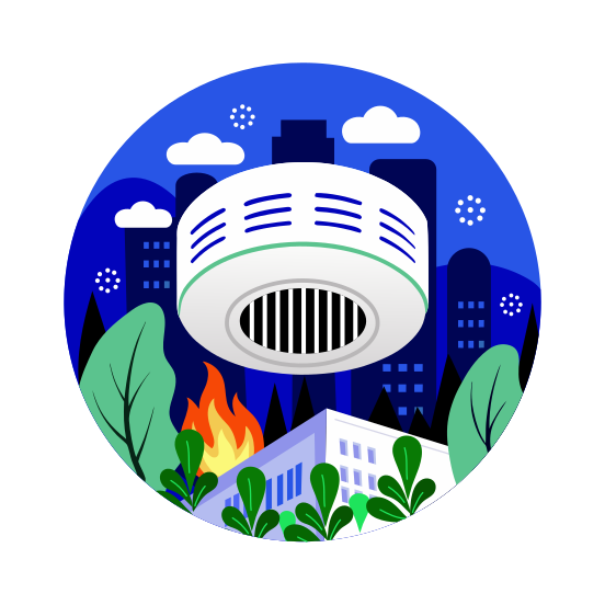 Smoke Detector illustration