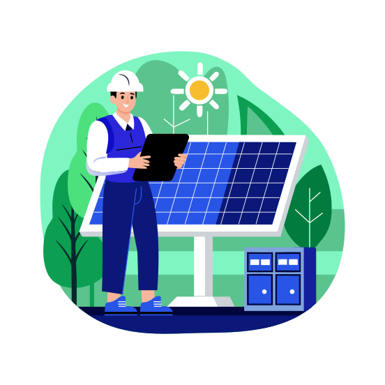 Solar Panel illustration