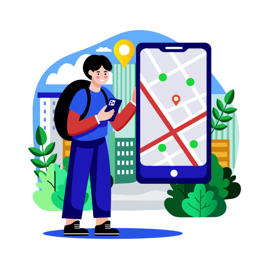 Tracking App illustration