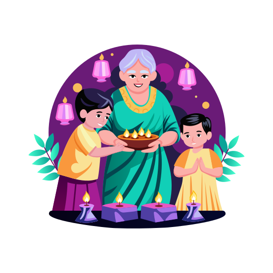 Blessing illustration