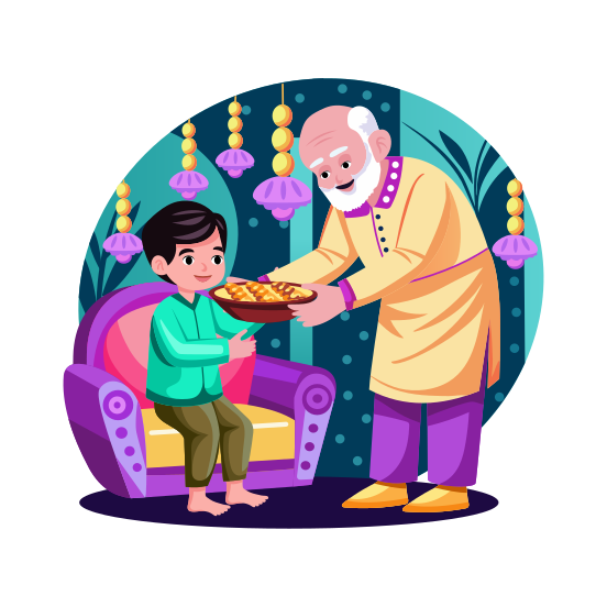 Diwali Sweet illustration