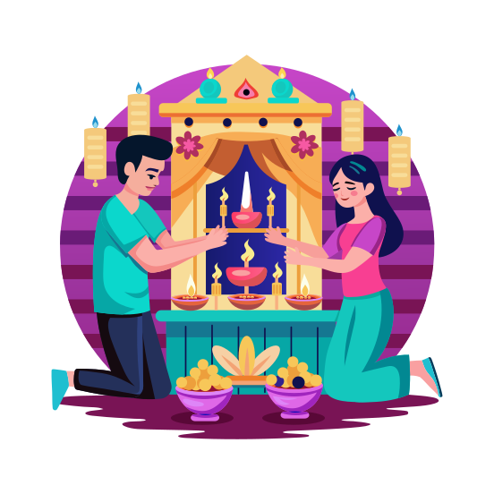 Worship illustration