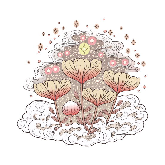 Blooming Flowers illustration