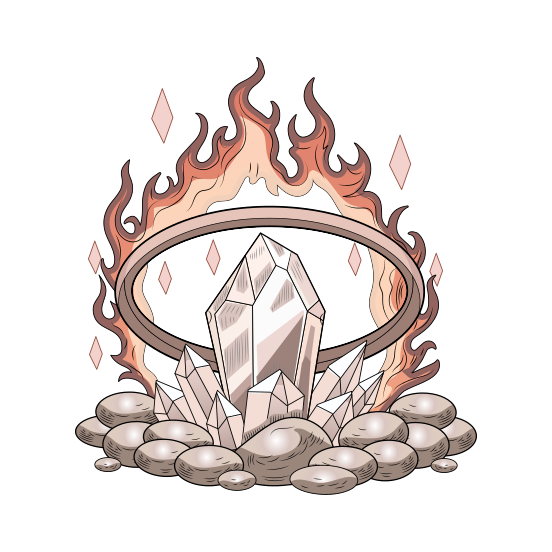 Crystal Flame illustration