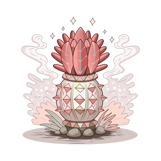 Ruby Cactus illustration